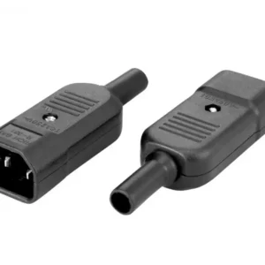 IEC 60320 C14 Rewireable Plug - Heavy-Duty Power Connector for Custom Installations