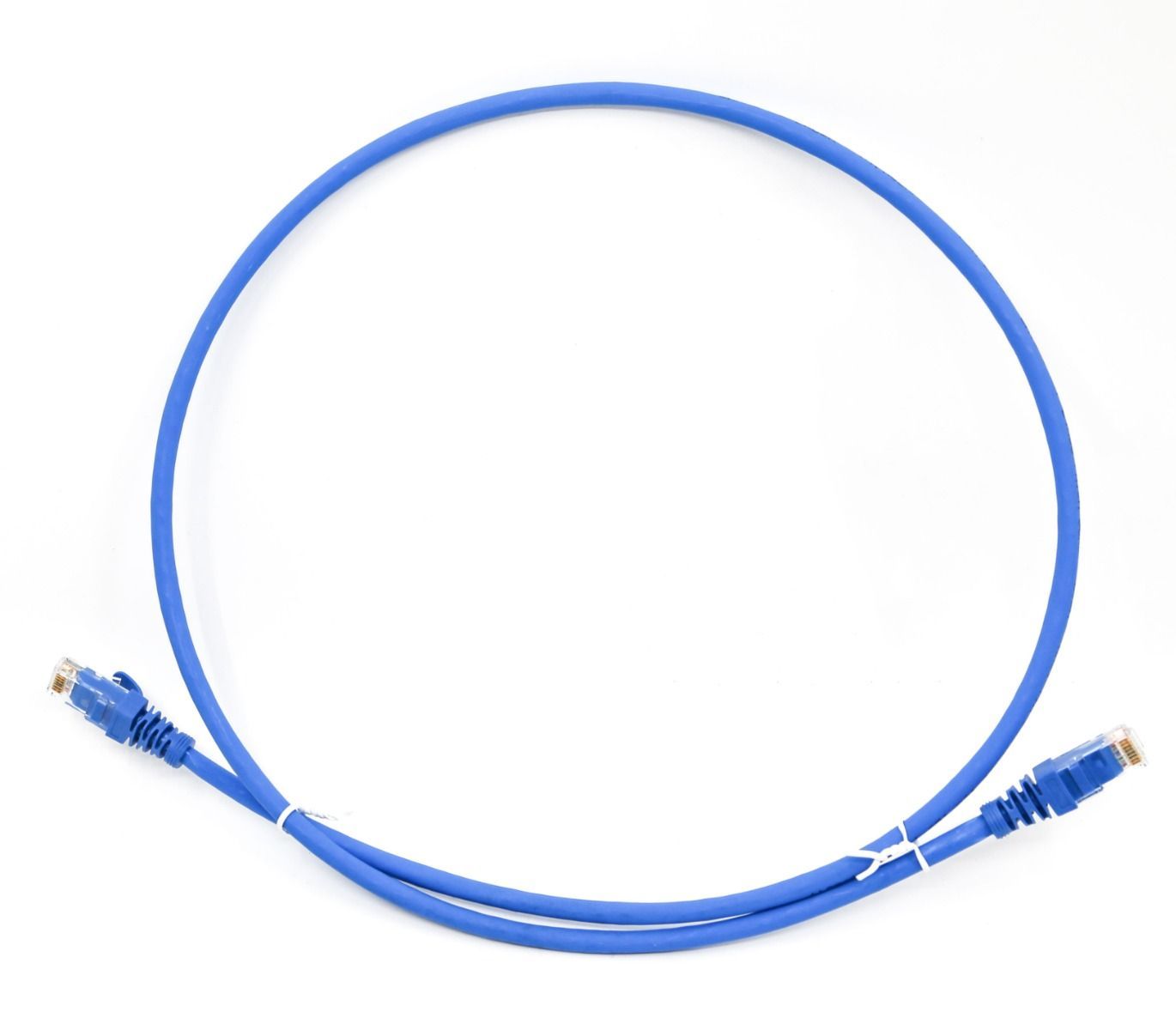 CAT6 mini patch cord, UTP, RJ45, blue, 3 metre